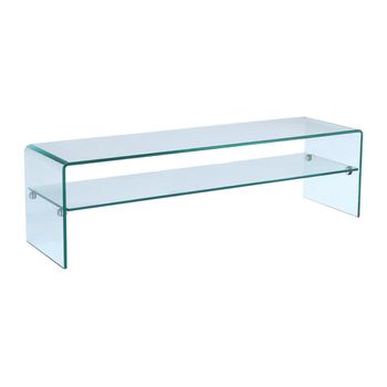 Mueble Bajo De Tv Stileos  140x40x40 Cm Color Transparente Vente-unique