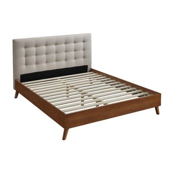 Cabecero De Cama 150 Dos Rombos Polipiel 152x57x5cm Blanco con Ofertas en  Carrefour