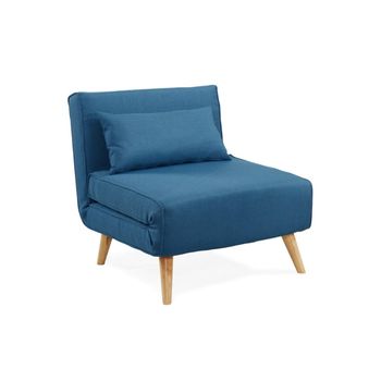 Sillón Cama Posio  74x78x75 Cm Color Azul Venta-unica