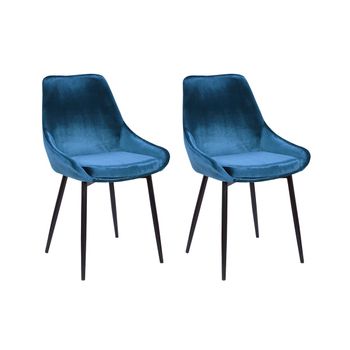 Silla Góndola Masurie  49x56x85.5 Cm Color Azul Oscuro Venta-unica