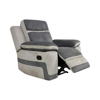 Sillón Relax Talca  101x96x98 Cm Color Gris Antracita Venta-unica