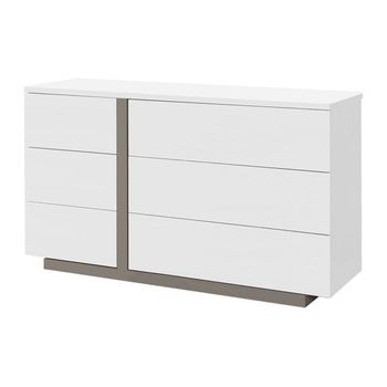 Cómoda Cajonera Alta Madera Maciza Pino 112x35x73 Cm Vidaxl con Ofertas en  Carrefour