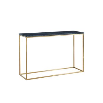 Mesa Consola Aretha  120x35x76 Cm Color Negro, Dorado Vente-unique