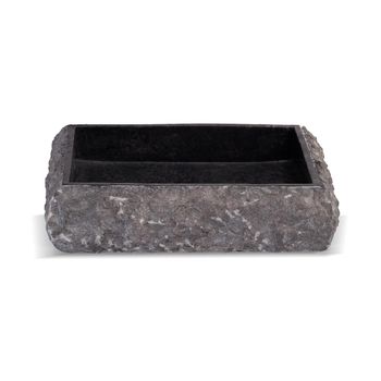 Lavabo Sobre Encimera River  50x40x13 Cm Color Gris Vente-unique