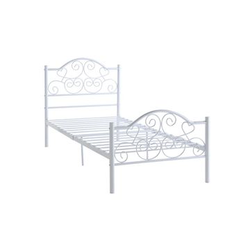 Base De Cama Leyna  198.5x92x100.7 Cm Color Blanco Vente-unique