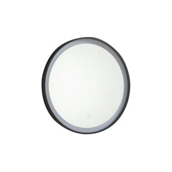 Espejo De Cuarto De Baño Numea  60x3.5x60 Cm Color Negro Vente-unique