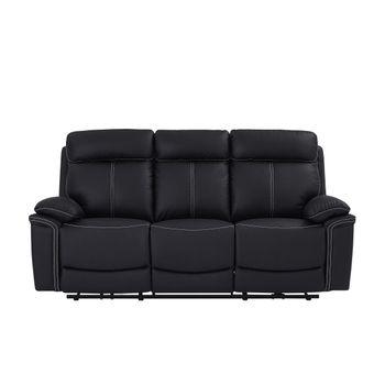 Sofá Relax Isiris  197x93x102 Cm Color Negro Venta-unica