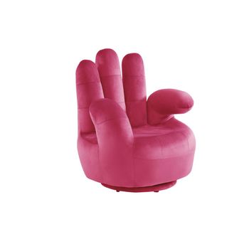 Sillón En Forma De Mano Catchy  82x78x89 Cm Color Fucsia Vente-unique