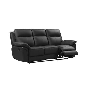 Sofá Relax Pakita  208x92x102 Cm Color Negro Venta-unica