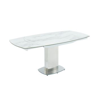 Mesa Extensible Talicia  180x90x75 Cm Color Blanco Venta-unica