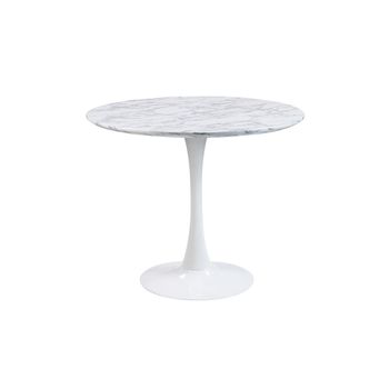 Mesa Fija Managa  90x90x74 Cm Color Blanco Venta-unica