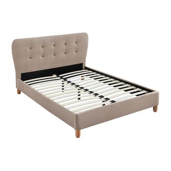 Cama Clásica Elide  163x206.5x102 Cm Color Crema Vente-unique