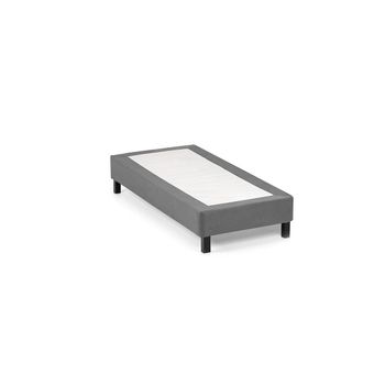 Somier Tapizado Somnus  200x90x35 Cm Color Gris Vente-unique