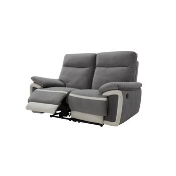 Sofá Relax Metti  164x92x102 Cm Color Gris Venta-unica