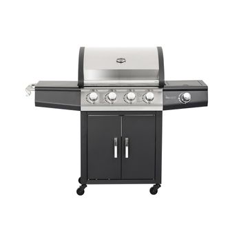 Barbacoa Smoky  143x54.7x115.5 Cm Color Negro, Gris Vente-unique