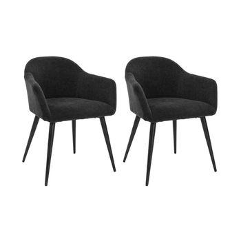 Silla Góndola Bibo  57.5x54x73 Cm Color Negro Venta-unica