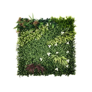 Panel Plantas Artificiales Lahti  50x5x50 Cm Color Verde Vente-unique