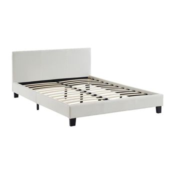 Cabecero De Cama 90 Dos Rombos Polipiel 112x57x5cm Blanco con Ofertas en  Carrefour