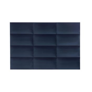Cabecero Bonte  180x5x120 Cm Color Azul Oscuro Vente-unique