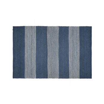 Alfombra De Salón Kochi  200x140x2 Cm Color Gris, Azul Vente-unique