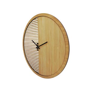 Reloj De Pared Bossifa  40x4x40 Cm Color Color Natural Claro Vente-unique