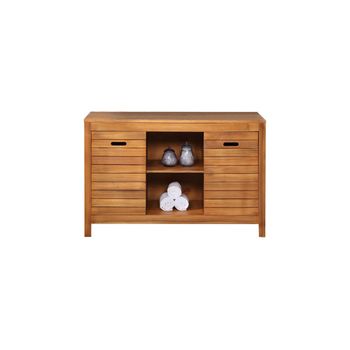 EISL Mueble de cuarto de baño con 3 cajones de bambú 30x42x82 cm -  referencia Mqm-438812