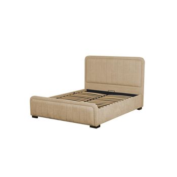 Cama Con Canapé Abatible Serena  173x217x129 Cm Color Beige Vente-unique