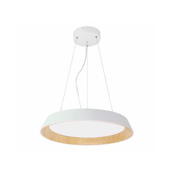 Lámpara De Techo Suspendida Derry  45x45x6 Cm Color Blanco Vente-unique