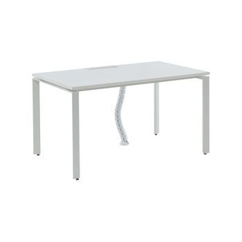 Mesa De Ordenador Downtown  120x80x74.5 Cm Color Blanco Vente-unique