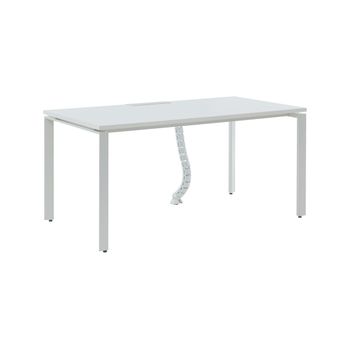 Mesa De Ordenador Downtown  160x80x74.5 Cm Color Blanco Vente-unique