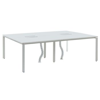 Mesa De Ordenador Downtown  120x160x74.5 Cm Color Blanco Vente-unique