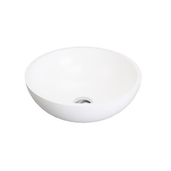 Lavabo Sobre Encimera Imja  40x40x14 Cm Color Blanco Vente-unique