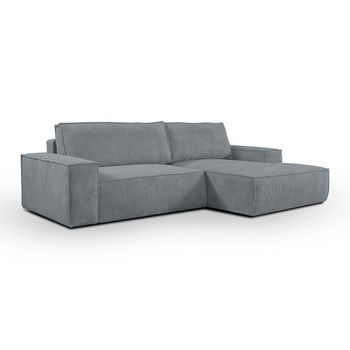 Sofá Cama Amelia  267x167x85 Cm Color Gris Venta-unica