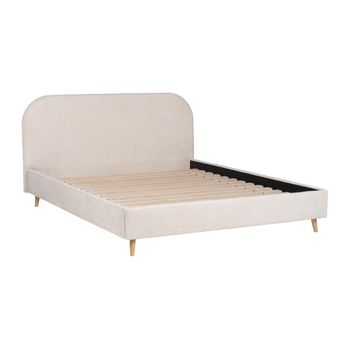 Base De Cama Santadi  152x202x86 Cm Color Blanco Vente-unique