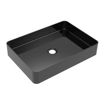 Lavabo Sobre Encimera Demarquy  50x35.2x10 Cm Color Plateado Vente-unique