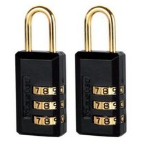 Masterlock 2 X 20mm Candado Combi Reset - Negro