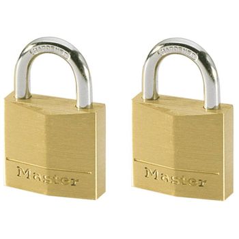 Candados De Latón Macizo 30 Mm 2 Unidades 130eurt Master Lock