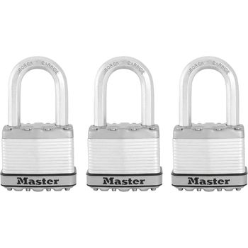 Candado Excell 3 Unidades Acero 52 Mm M5eurtrilf Master Lock