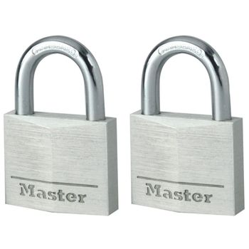 Candados De Aluminio 2 Unidades 40 Mm 9140eurt Master Lock