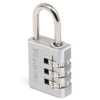 Candado Con Código De Aluminio Plateado Master Lock