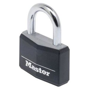 Masterlock 50mm Candado Aluminio Cubierto - Negro