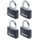 Masterlock 4 X 40mm Candado Aluminio Ka -negro