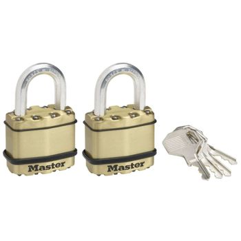 Candado Excell 2 Unidades Acero 45 Mm M1beurt Master Lock