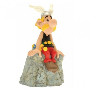 Hucha Asterix Sentado En Una Roca