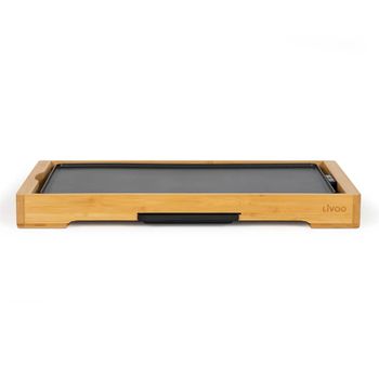 Plancha Eléctrica Con Bambú Madera 2200 W 58x30x6 Cm Livoo