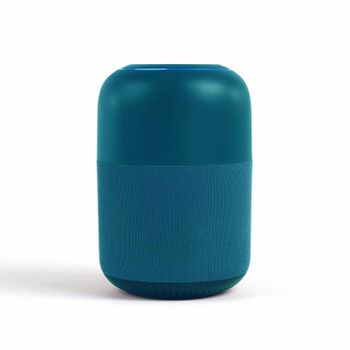 DCU Altavoz Portatil Bluetooth 5.0 Azul Resistente Agua Con Cable