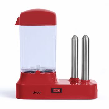 Máquina Para Hacer Perritos Calientes Rojo 340 W Livoo