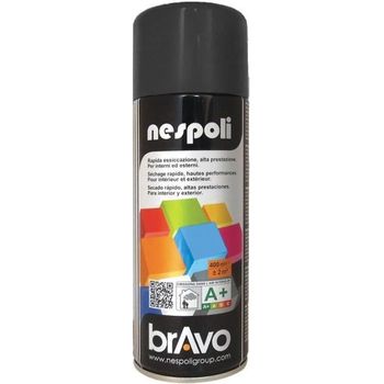 Nespoli Aerosol Pintura Profesional Negro Mate 400ml