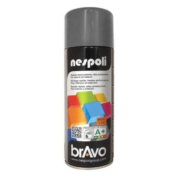 Nespoli Aerosol Pintura Profesional Gris Plata 400ml