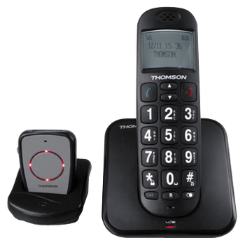 Thomson Tel&eacute;fono M&oacute;vil Conecto 300 Negro Dect + Tag